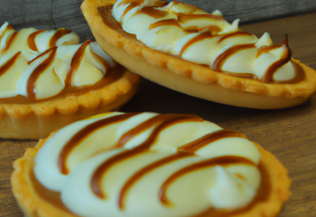 Tartelettes au caramel et au chocolat blanc