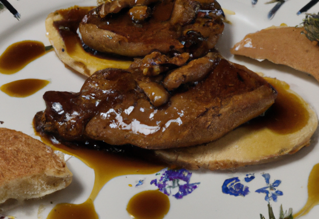 Escalopes de chevreuil au foie gras