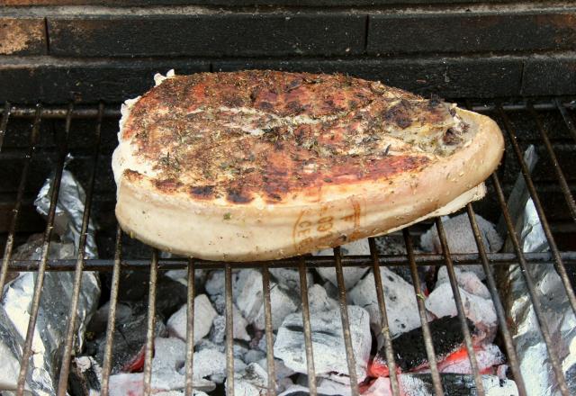 Rouelle au barbecue