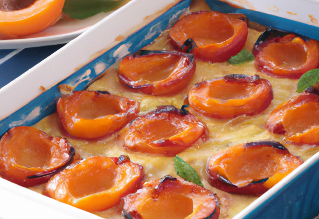 Abricots St Mamet gratinés