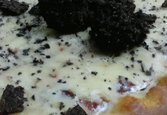 Pizza à la truffe noire