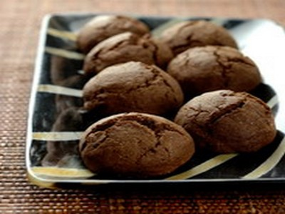 Biscuits fourrés au chocolat noir intense