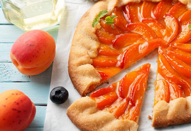 La tarte fine aux abricots