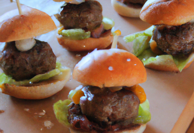 Mini Burgers salés