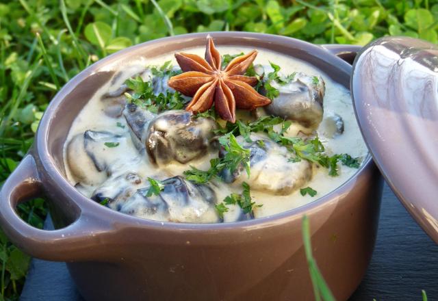 Cassolette d'escargots à l'anis étoilé