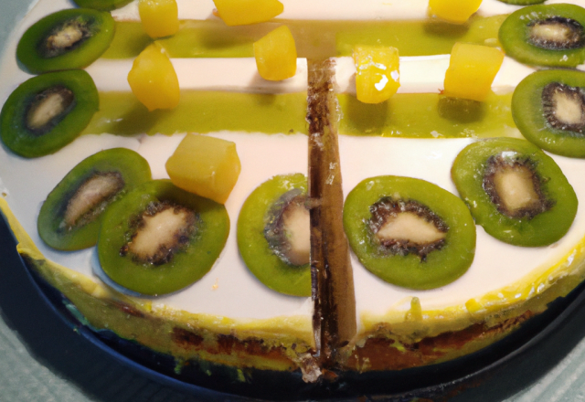 Gâteau léger citron kiwi