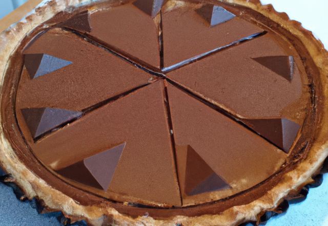 Tarte aux trois chocolats