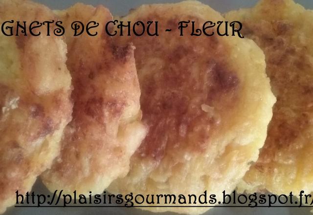 Boulettes de chou-fleur épicé  frites