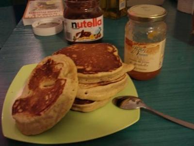 Pancakes gonflés