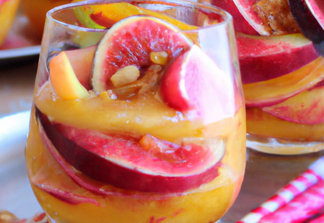 Cocktail de figues et nectarines