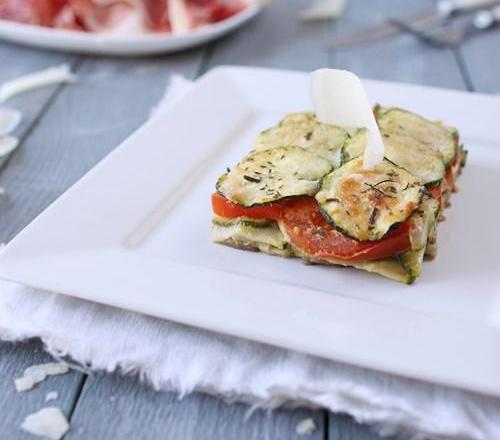 Tian provençal à la Moutarde et au parmesan