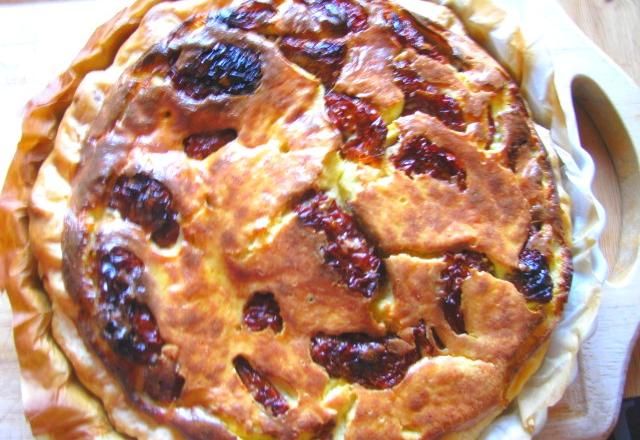 Tarte tomate-moutarde