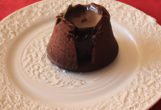 Fondant au chocolat  de grand-mère