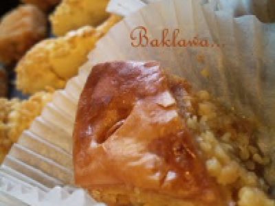 Baklavas amandes et pâte Filo