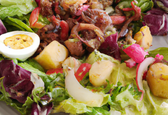 Salade aux saveurs réunionnaises