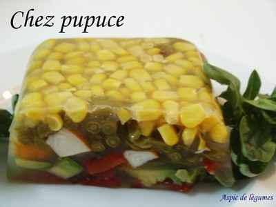 Aspic de légumes