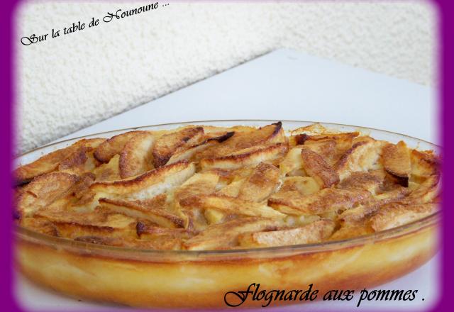 Flognarde aux pommes