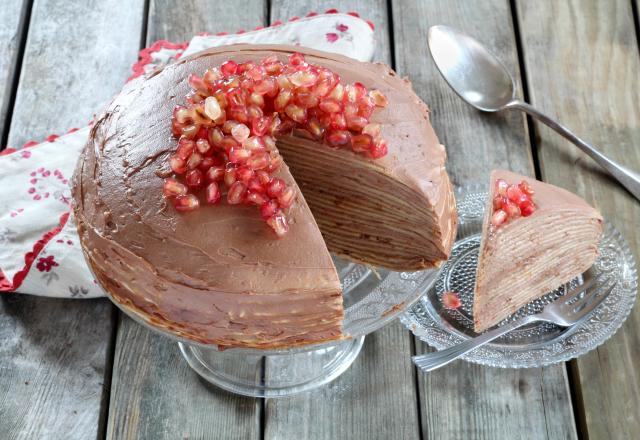 Gâteau de crêpes au Nutella