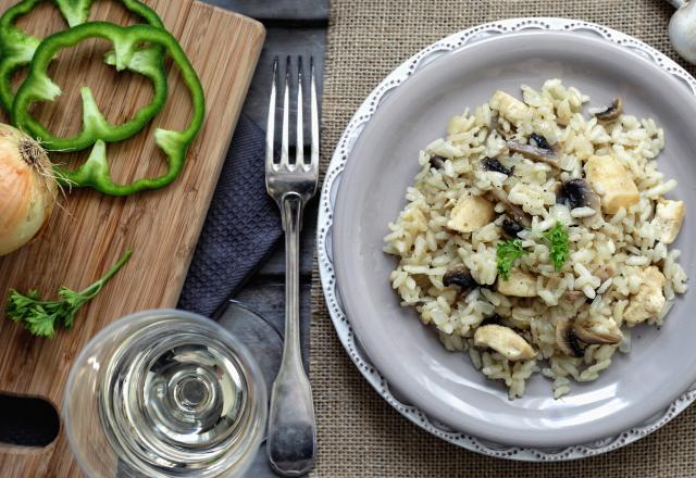 Risotto aux champignons facile