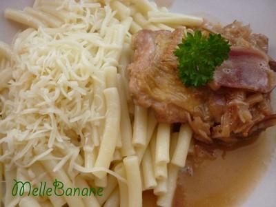 Hauts de cuisse de poulet en sauce