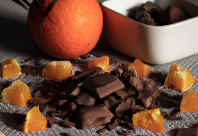 Rochers chocolat lait et zeste d'orange