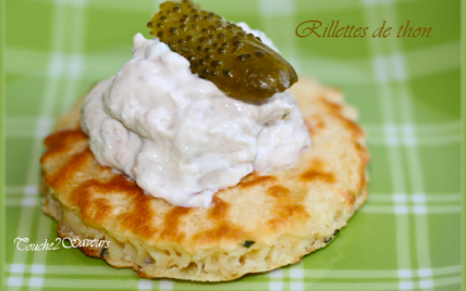 Rillettes de thon, oignon et ciboulette