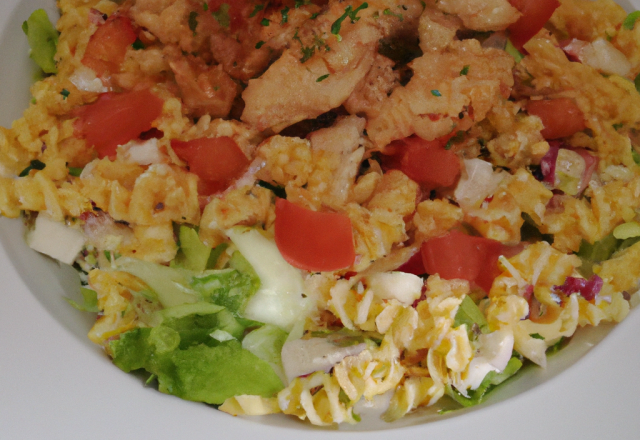 Salade de pâtes au poulet