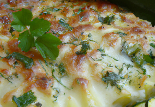 Gratin dauphinois aux courgettes