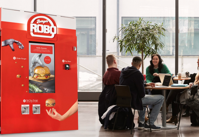 C'est le monde de demain... Des distributeurs automatiques de Burger débarquent !