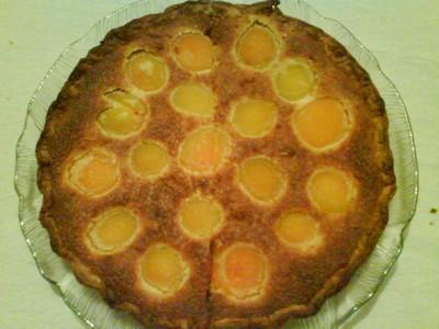 Tarte amande abricots