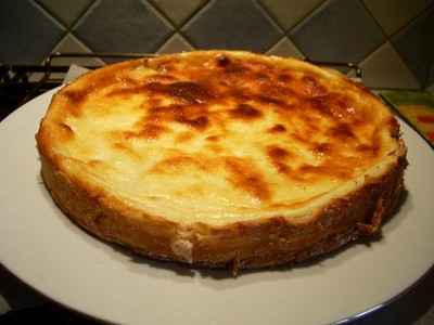 Tarte au fromage blanc aux fraises