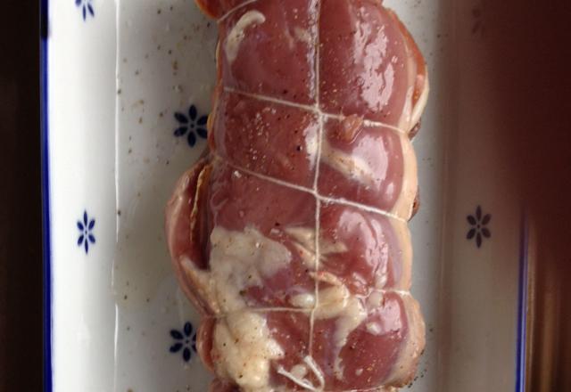 Magret de canard au jambon cru