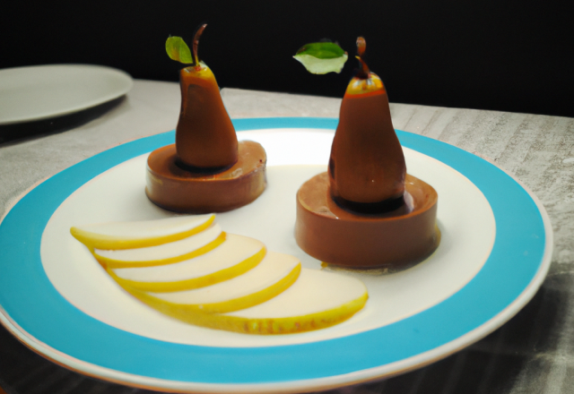 Mousse chocolat poire légère