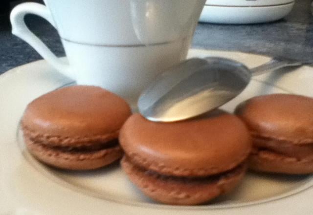 Macarons chocolat et mars