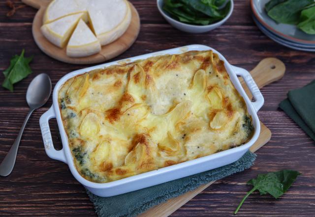 Lasagnes aux épinards et Reblochon AOP