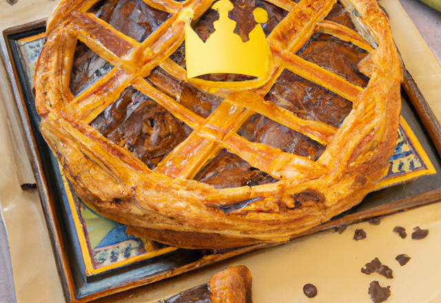 Galette des rois frangipane et chocolat