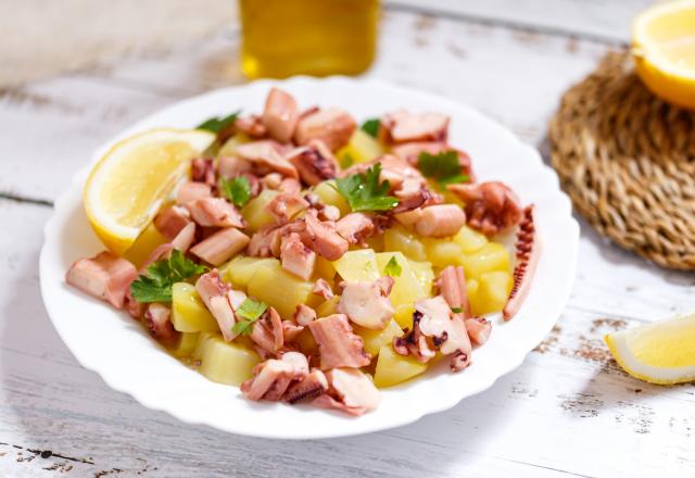 Salade de poulpe et pomme de terre