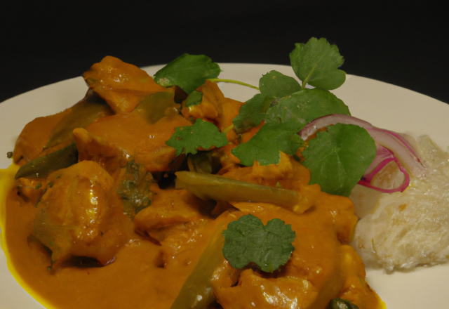 Poulet au curry façon abel