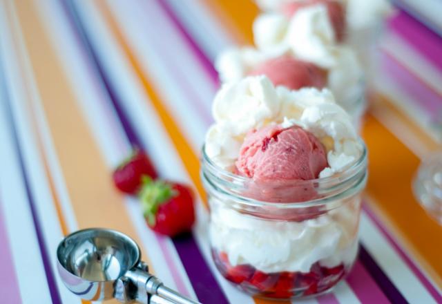 Vacherin facile aux fruits frais