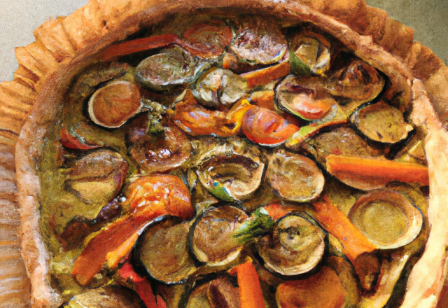 Tarte aux légumes maison