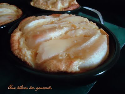 Clafoutis aux poires et poudre d'amandes