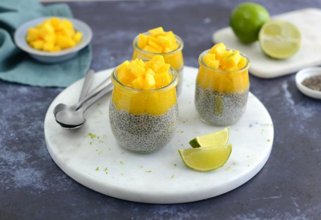 Chia pudding à la mangue