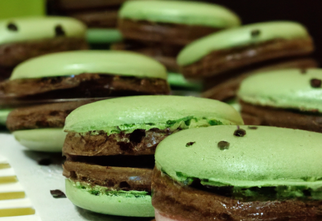 Macarons after-eight