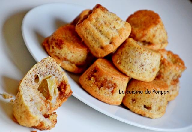 Petit moelleux à la banane et caramel au beurre salé