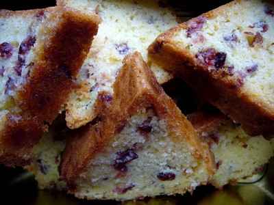 Cake nougat et cranberries