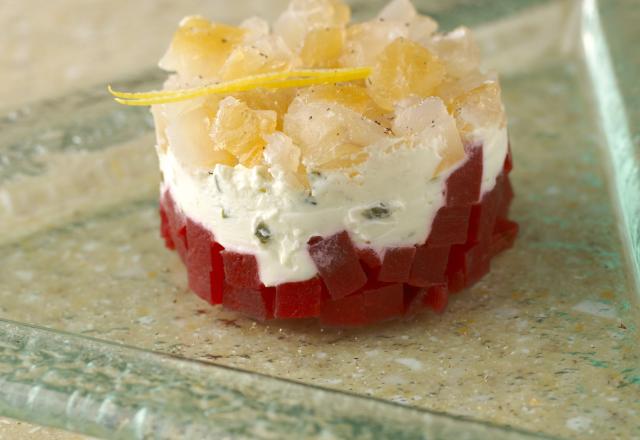 Le tartare de poisson fumé