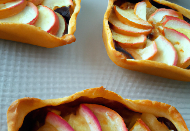 Tartelettes fines aux pommes