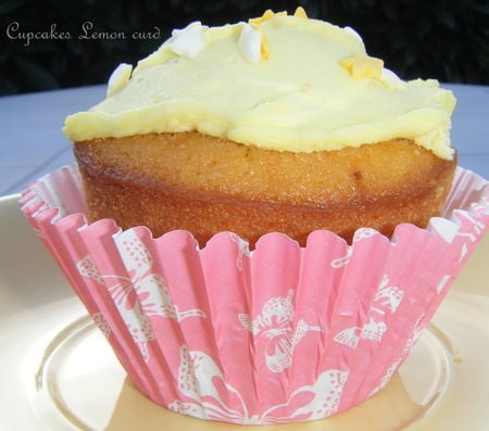 Cupcakes Lemon curd