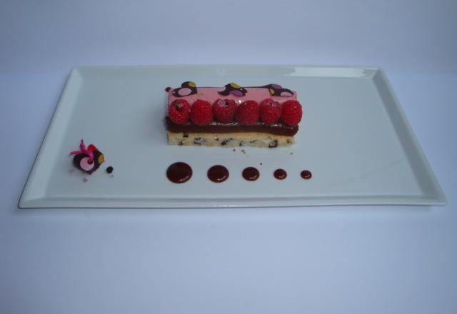 Comme une bûche de Noël sensuelle...chocolat, framboise, épices et poivre vanille