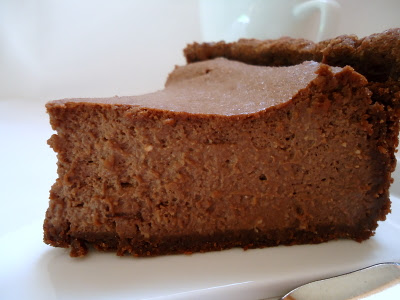 Cheesecake au chocolat et aux amandes